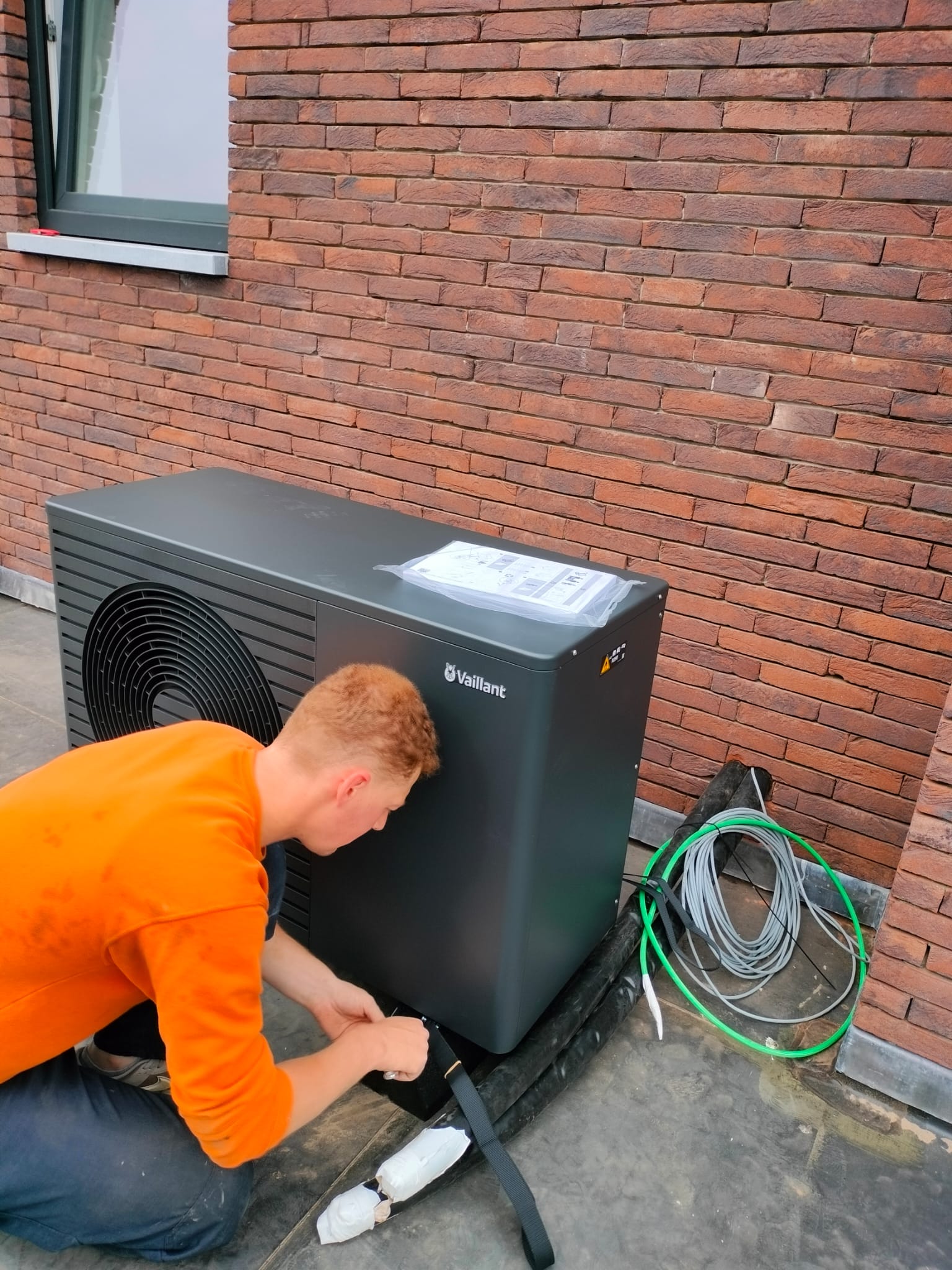 Warmtepomp en vloerverwarming in Lochristi